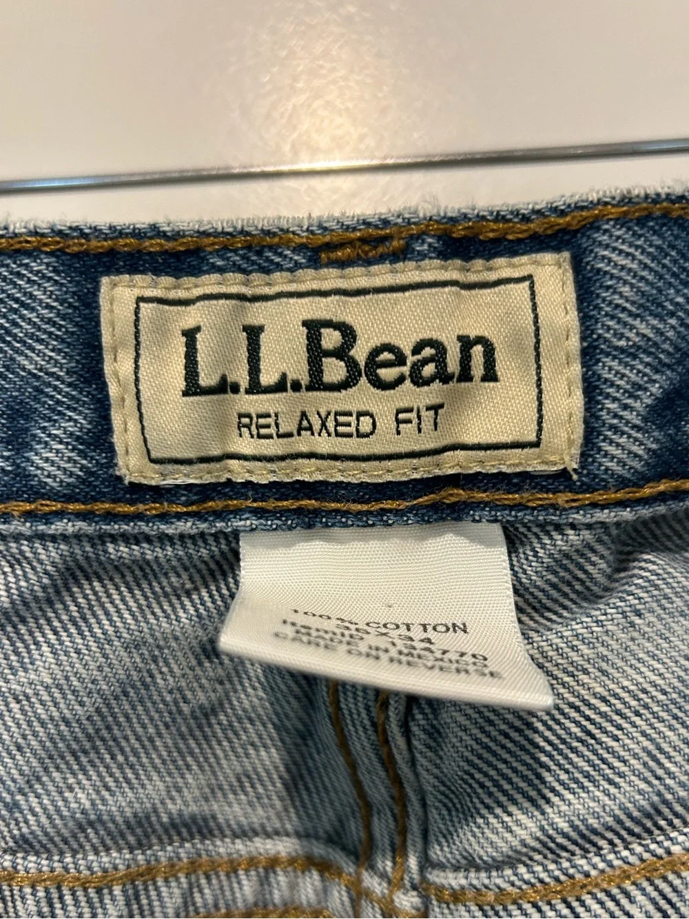 L.L. Bean Men's Relaxed Fit Straight-Leg Jeans 35x34